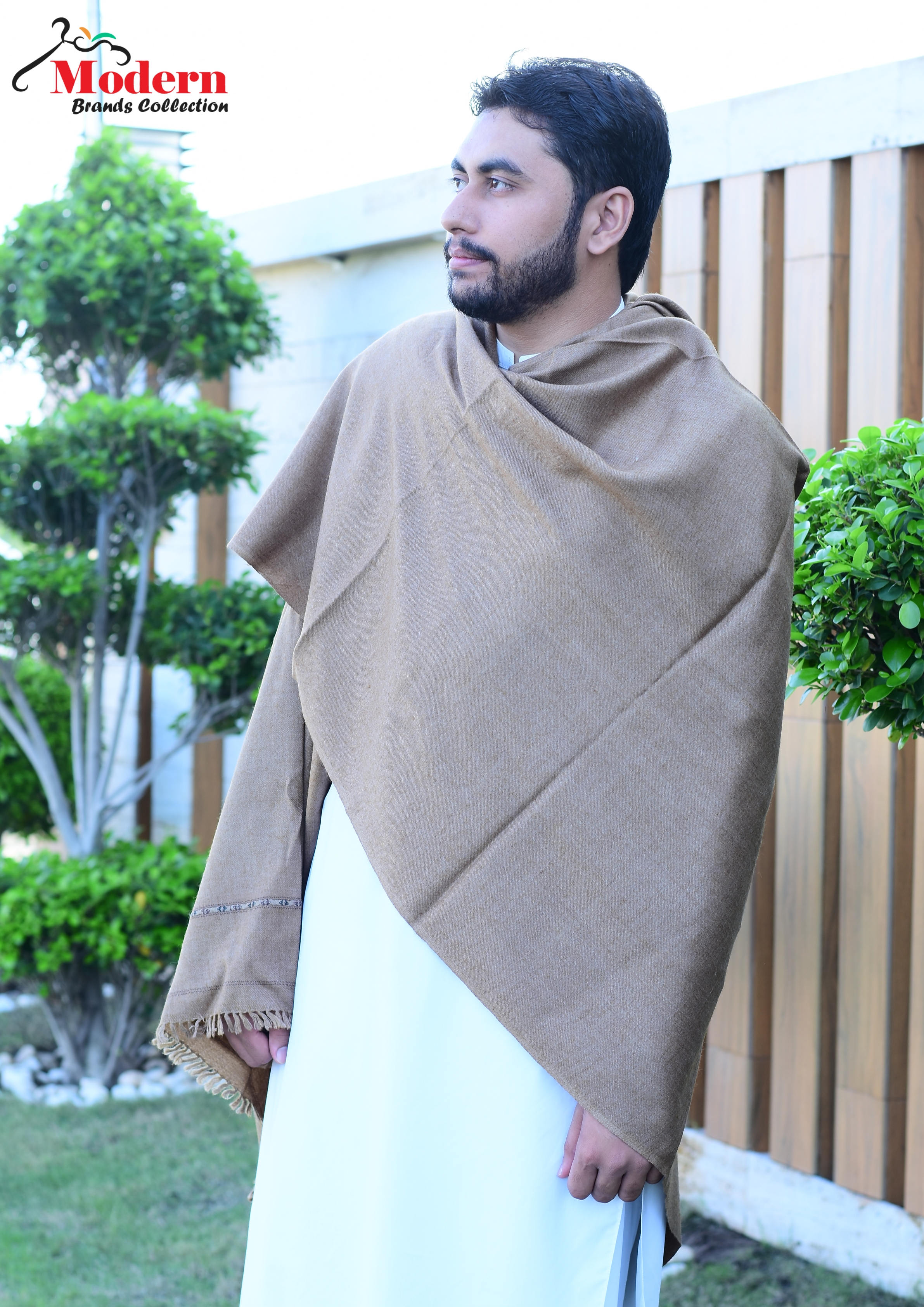 Mens Jalalpuri Wool Shawl (Light Weight)